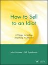 How to Sell to an Idiot